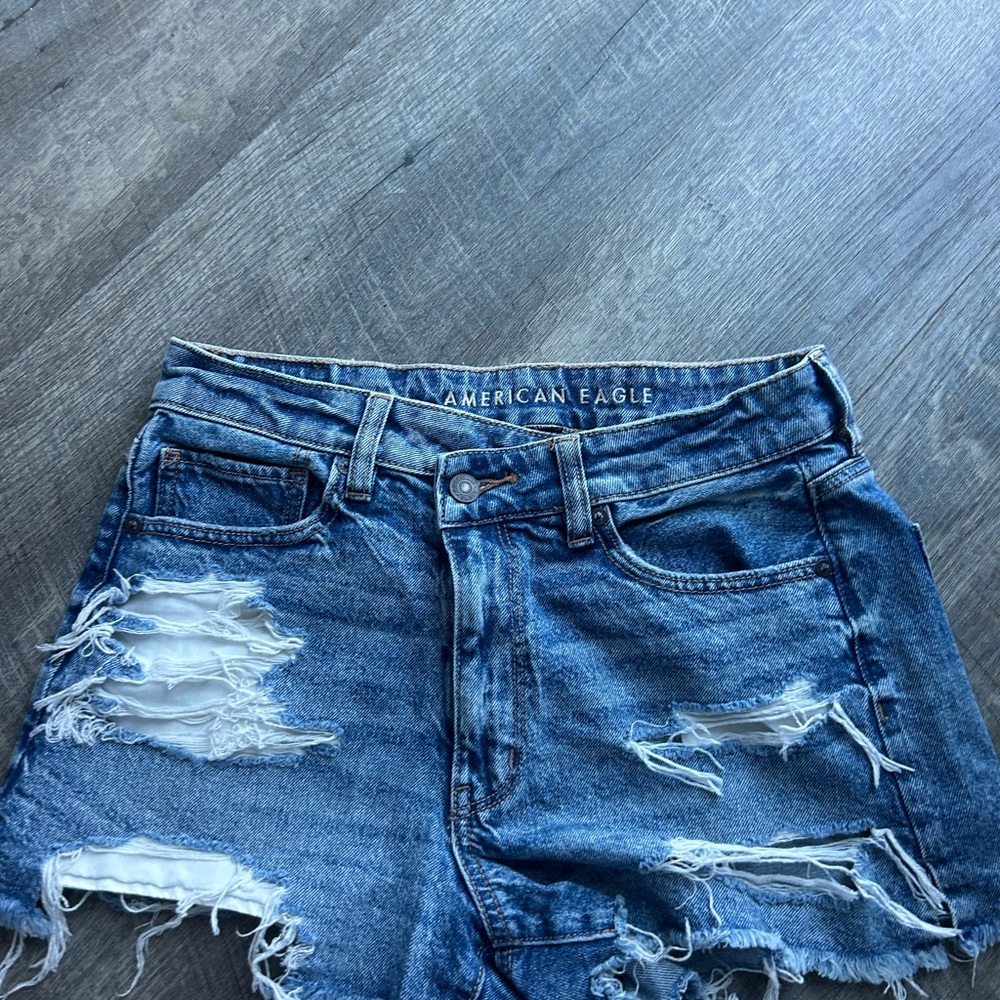 American Eagle Women's Blue Denim Shorts